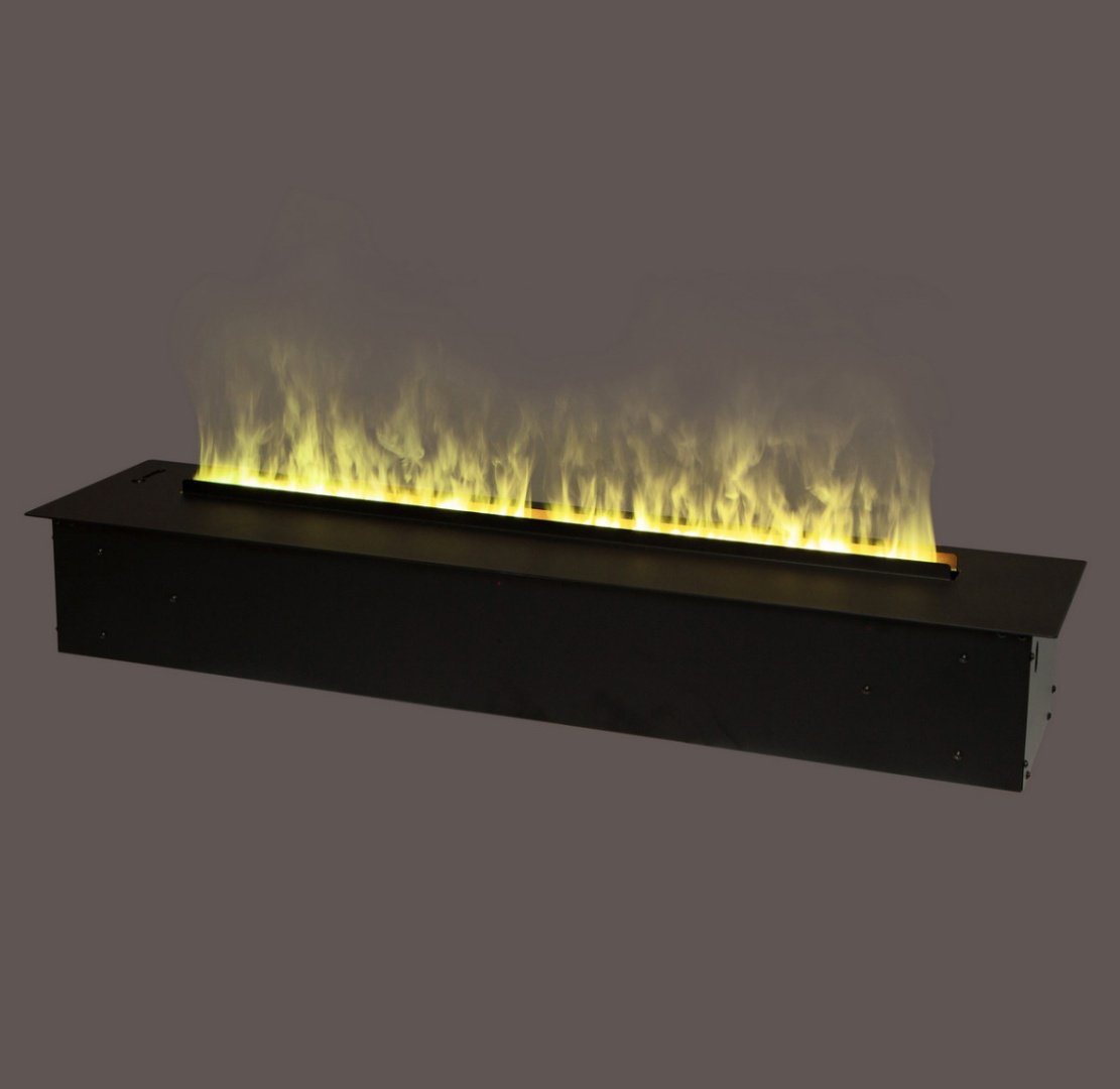 Электрокамин Real Flame 3D Cassette 1000 LED RGB 170х1075х240, без обогрева, черный