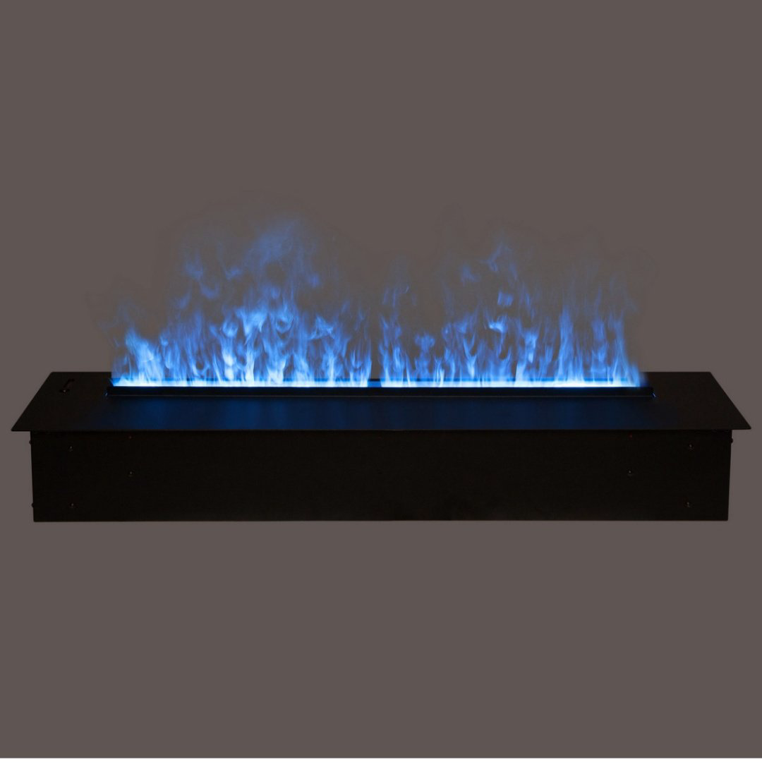Электрокамин Real Flame 3D Cassette 1000 LED RGB 170х1075х240, без обогрева, черный купить,NaN