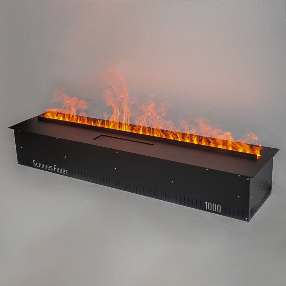 Электрокамин Schones Feuer встроенный 1000 PRO Steel купить,NaN