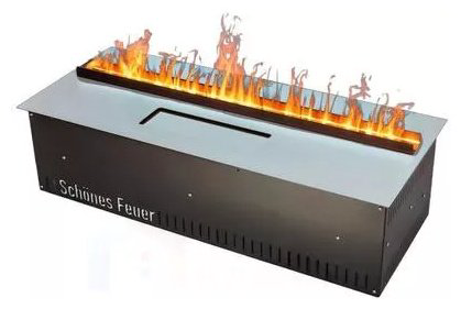 Электрокамин Schones Feuer встроенный 3D FireLine 600 PRO Steel купить,NaN