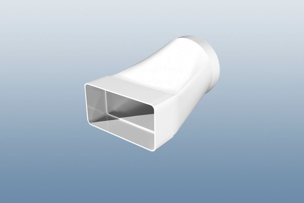 Соединитель воздуховодов ERA 612СП10КП 100 мм 60x120 мм