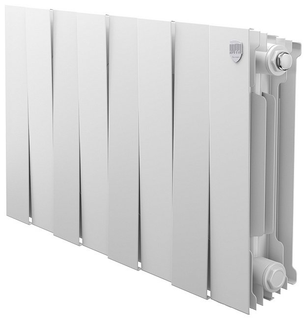 Радиатор Royal Thermo секционный PianoForte 300/Bianco Traffico биметаллический, кол-во секций: 8