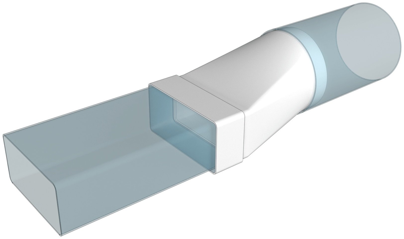 Соединитель воздуховодов ERA 612СП10КП 100 мм 60x120 мм