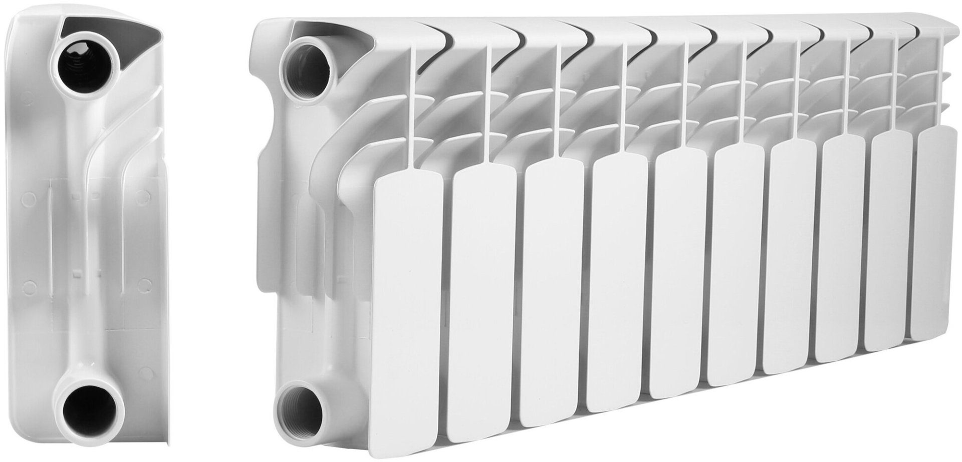 Радиатор МеталлСервис секционный THERMA Q2 200/100 биметаллический, кол-во секций: 6