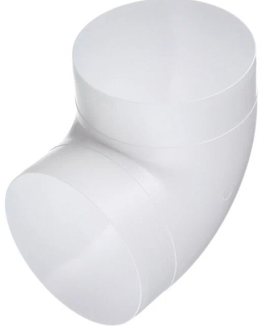 Эра колено воздуховода 90 D125 12,5ККП