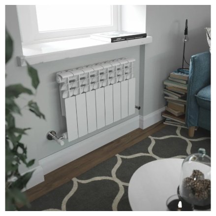 Радиатор Konner секционный 6128651 алюминиевый, кол-во секций: 10