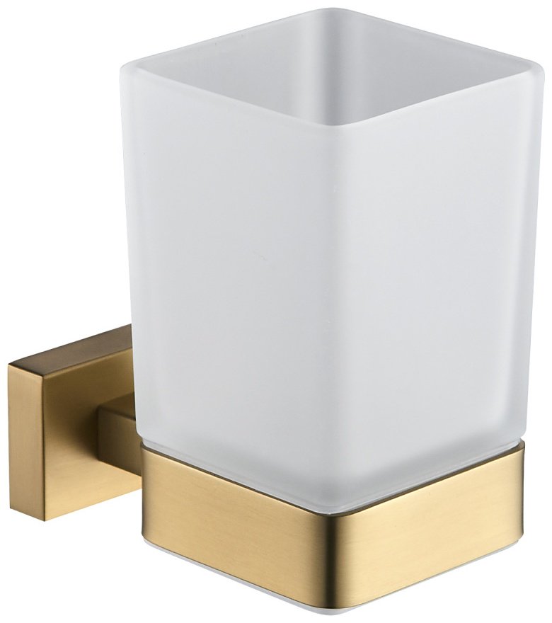 KABINKA.KZ стакан SG5612G 1 шт, нержавеющая сталь, стекло