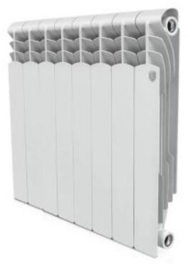 Радиатор Royal Thermo секционный Revolution Bimetall 500 &#43;присоединительный набор биметаллический, кол-во секций: 8