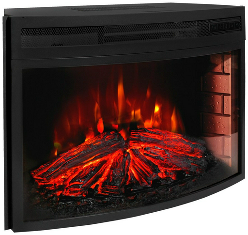 Электрокамин Электроочаг FIREFIELD 25 IR 470х660х300, инфракрасный обогрев, мат/черный