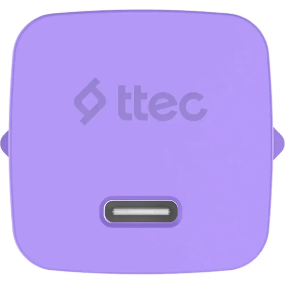 Зарядное устройство Ttec SmartCharger GAN 20W PD 2SCG20LNMR 120см фиолетовое