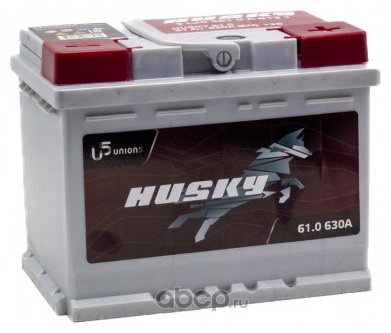 Аккумулятор 00-00004363 061 Husky 61 Ач прямая