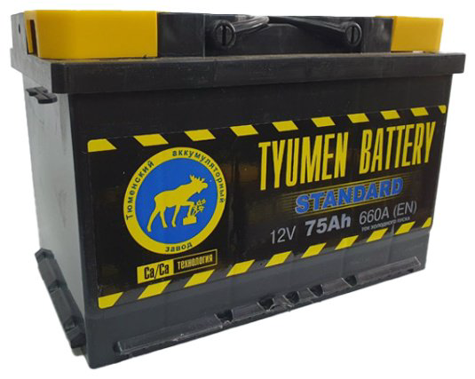 Аккумулятор Tyumen 6CT75LR Standard 75 Ач обратная купить,84400