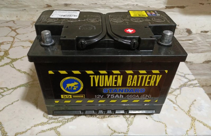Аккумулятор Tyumen 6CT75LR Standard 75 Ач обратная