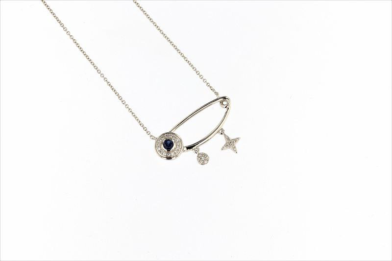 Колье As 2664 45см 2,26гр 0,08ct. купить,NaN