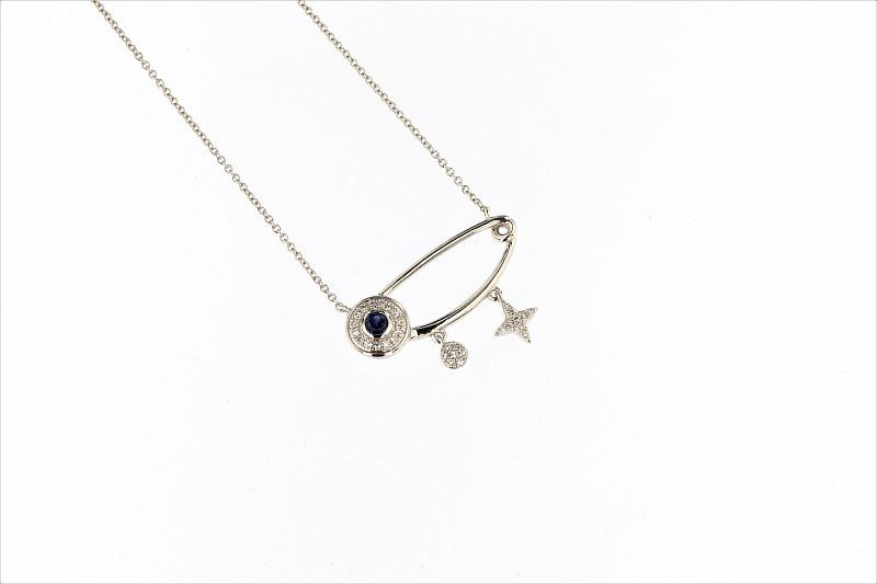Колье As 2667 45см 2,25гр 0,08ct. купить,NaN