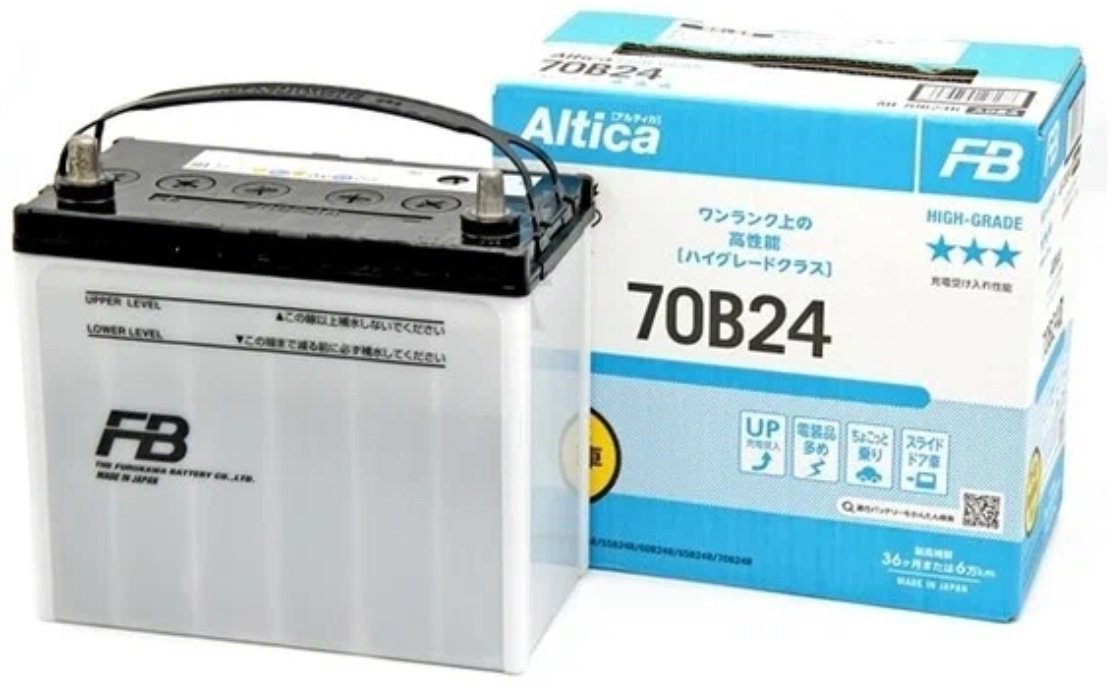Аккумулятор FURUKAWA 70B24R FB 50 Ач прямая