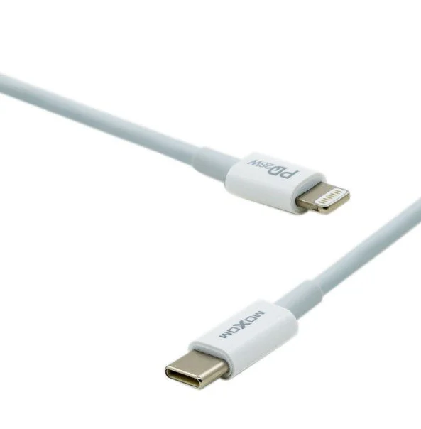 Кабель Moxom MX-CB19 Type-C to Lightning 1м белый купить,750