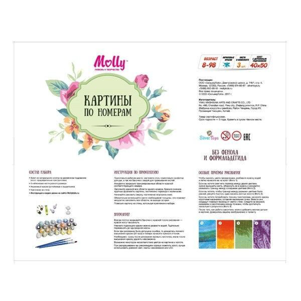 Картина по номерам Molly Биг Бэн 40х50 28 цветов купить,NaN