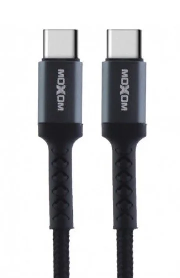 Кабель Moxom MX-CB69 Type-C to Type-C 1м черный