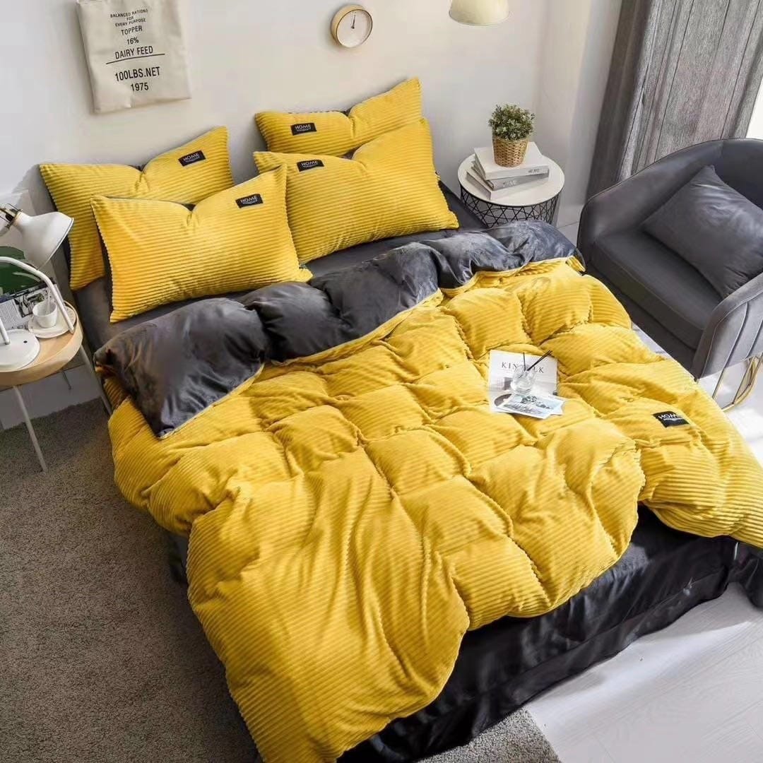 Комплект Home Collection Velvet 2-спальный велюр, 2 наволочки: 50x70 см