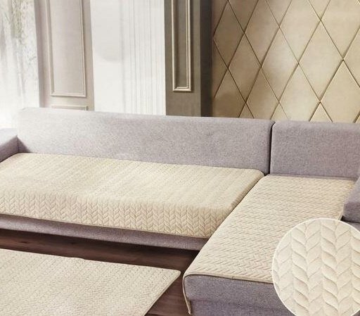 Дивандек для дивана, для кресла 10030 бежевый 210x90 см, 130x90 см, 90x90 см