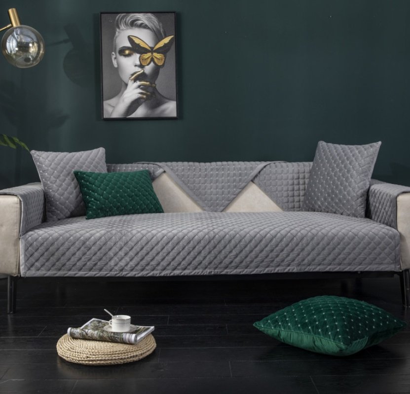 Makhome дивандек для дивана, для кресла, для кушетки China серый 3211-90*210, 90*160, 90*90, 90*90
