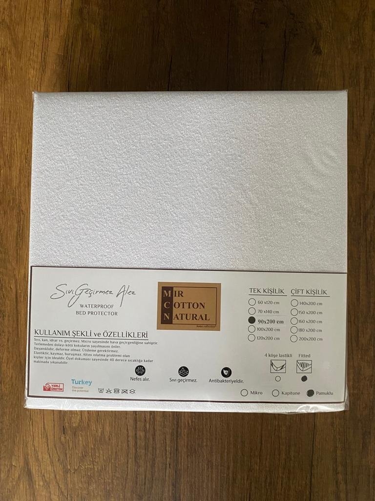 Cotton Natural наматрасник на резинке 300300 180x200 см, хлопок