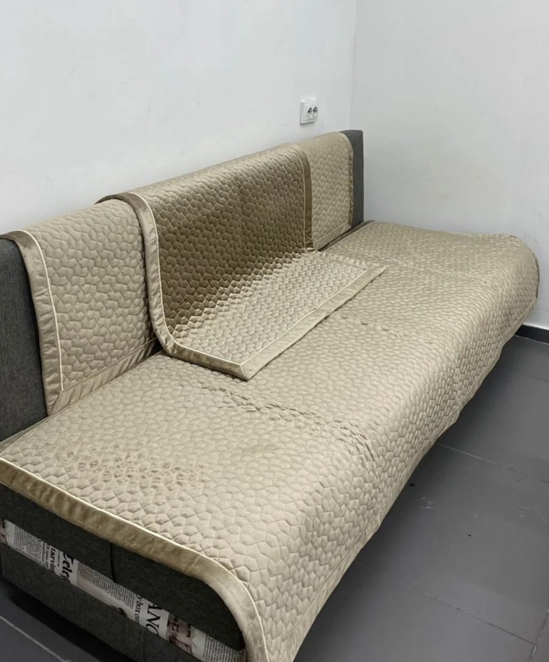 Mon Textile дивандек для дивана, для кресла 99999 коричневый 210x90 см, 160x90 см, 90x90 см