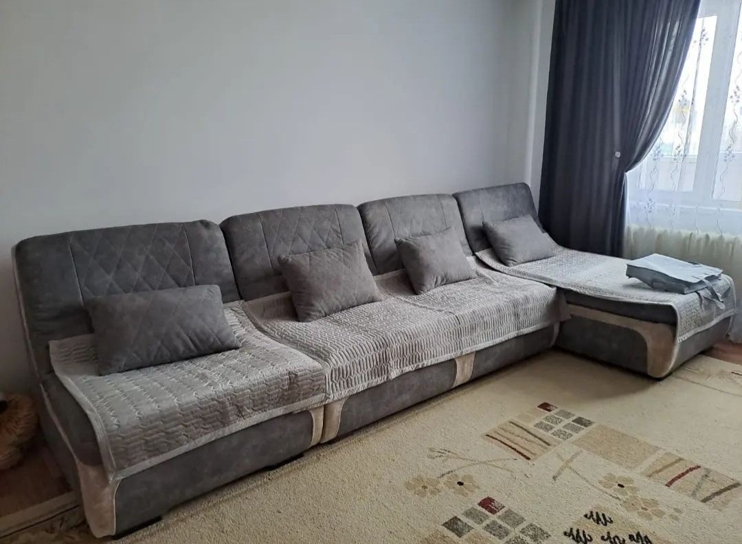 Makhome дивандек для дивана 262929 серый 90х90, 90х160, 90х210