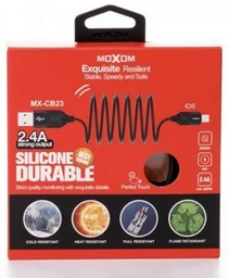 Кабель Moxom MX-CB23 USB-Micro 1м черный