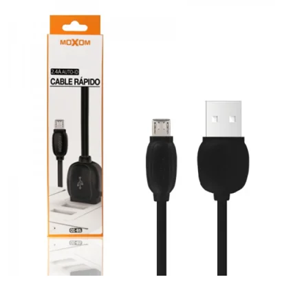 Кабель Moxom CC-65 Micro-USB 1м черный
