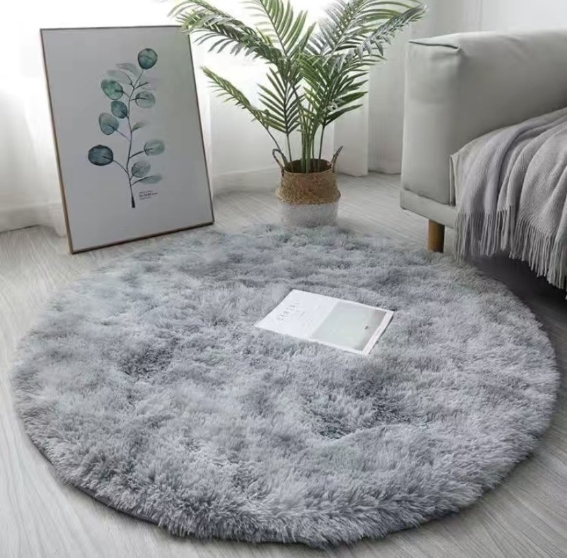 Декоративный коврик 120x120 см, длинный ворс, Китай купить,9000