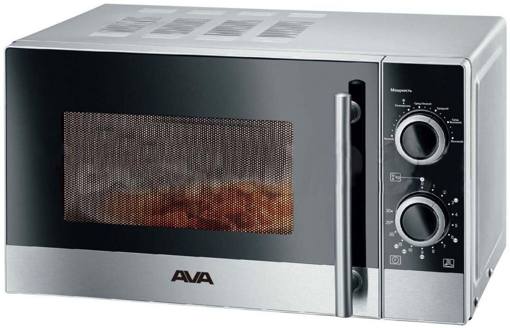 Микроволновая печь Ava AVM-20ХS серебристая купить,NaN