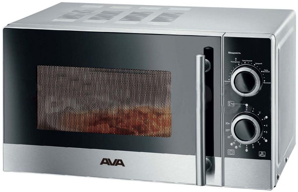 Микроволновая печь Ava AVM-20ХS серебристая купить,NaN