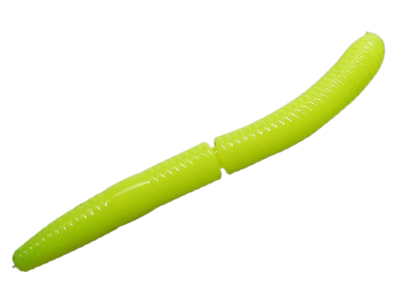 Мягкая приманка Libra Lures Fatty D'Worm 65мм Сыр 006 Hot Yellow 10шт купить,NaN