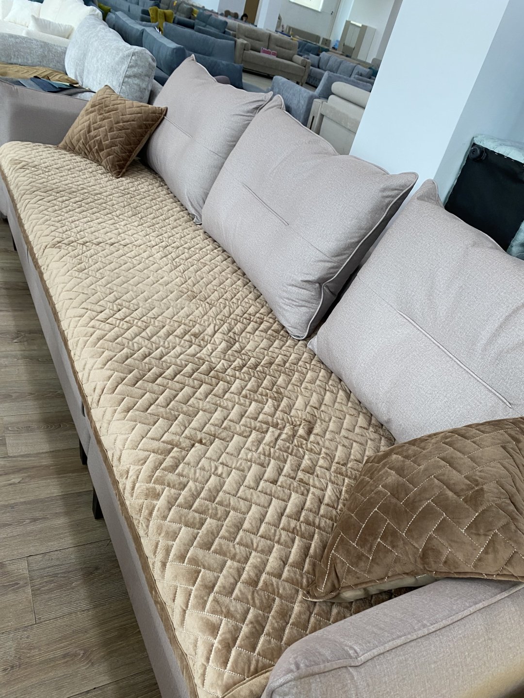 Makhome дивандек для дивана China коричневый 90*300