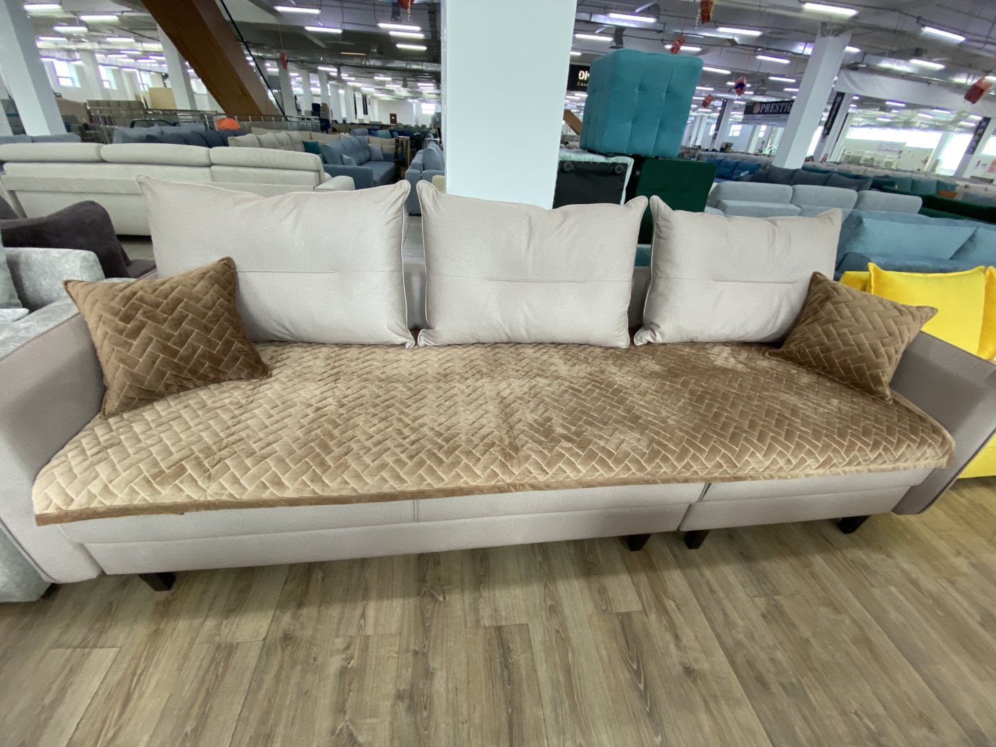 Makhome дивандек для дивана China коричневый 90*300
