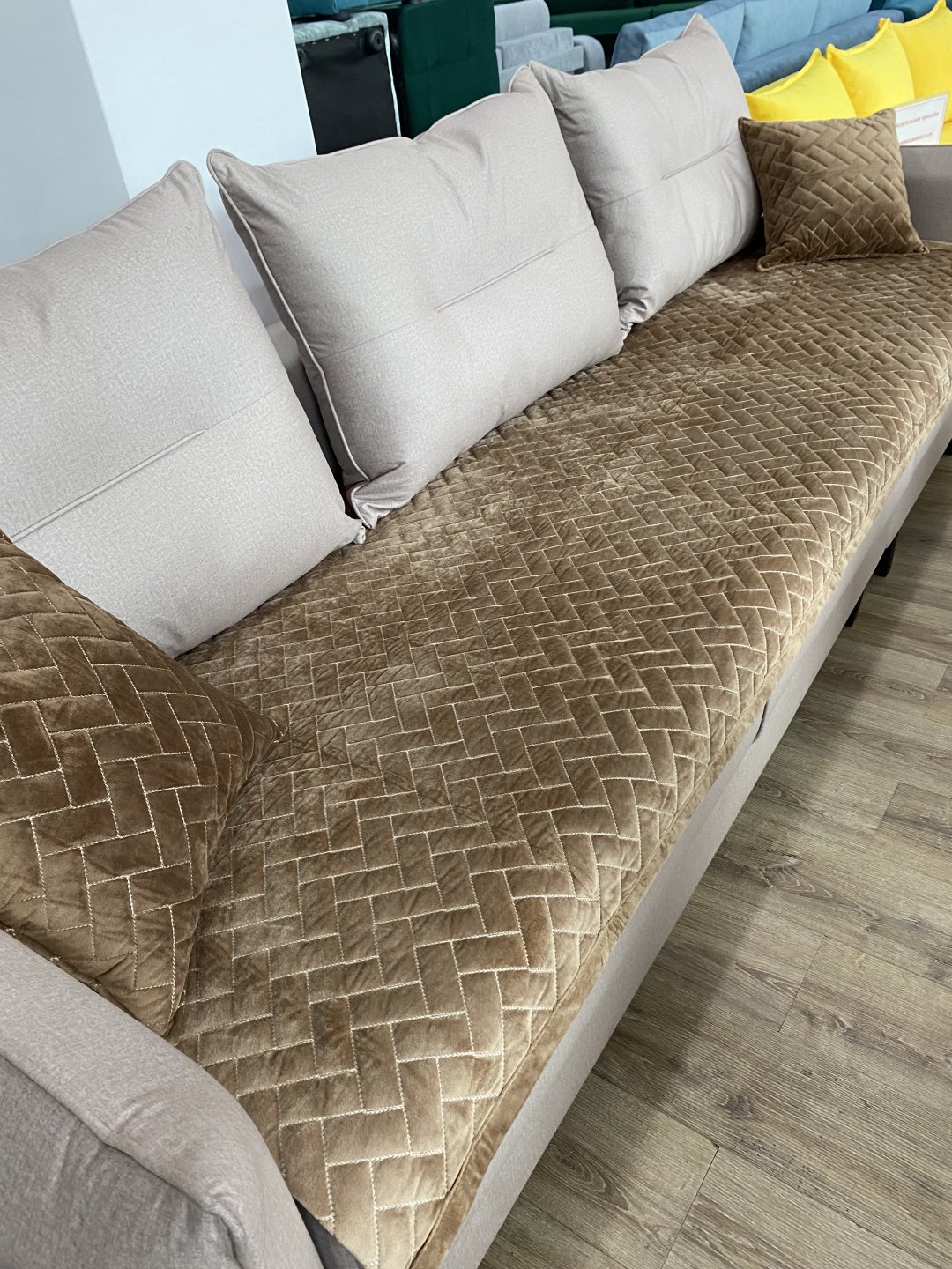 Makhome дивандек для дивана China коричневый 90*300