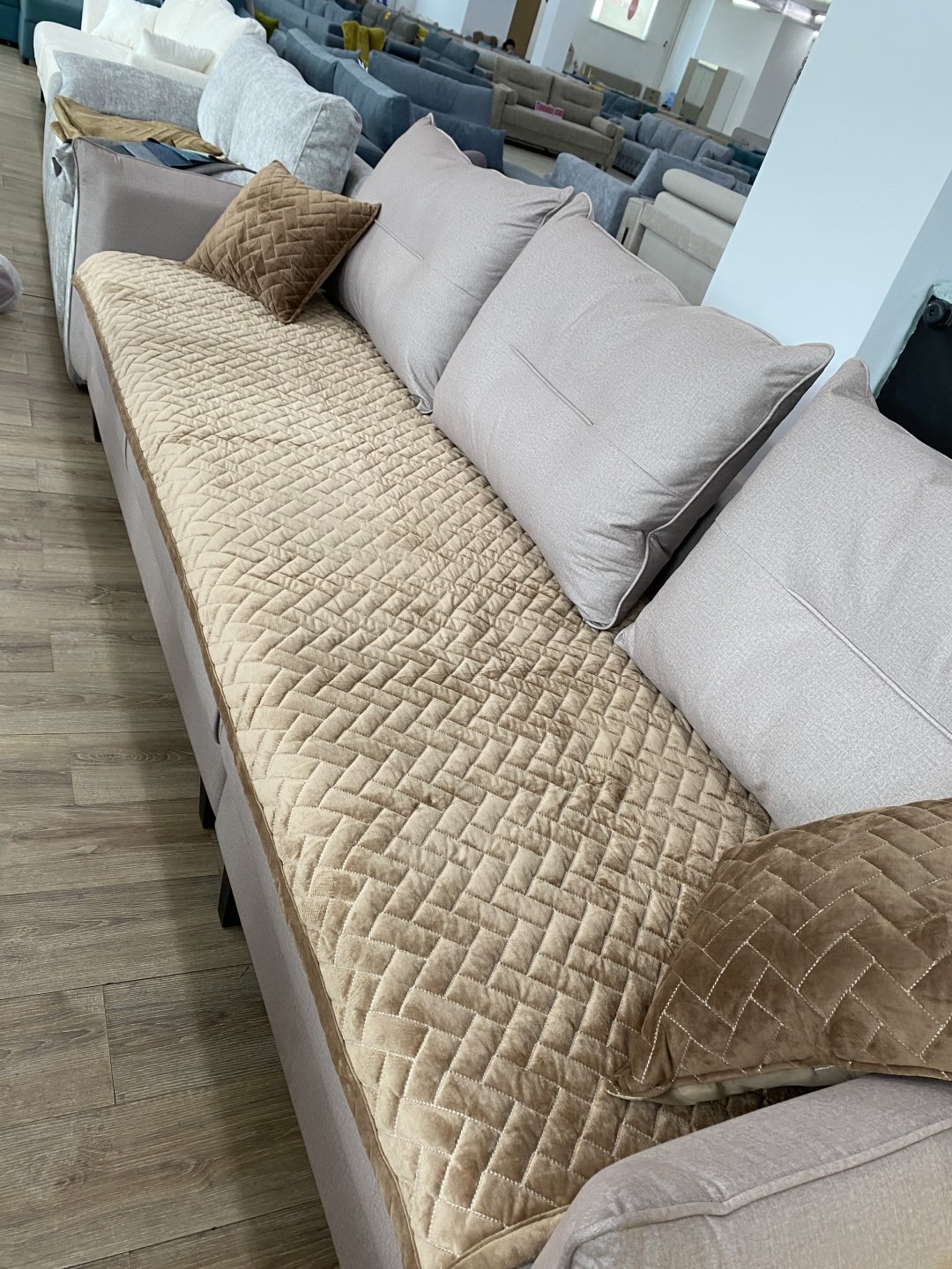 Makhome дивандек для дивана China коричневый 90*300