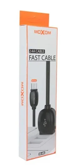 Кабель Moxom CC-65 Micro-USB 1м черный