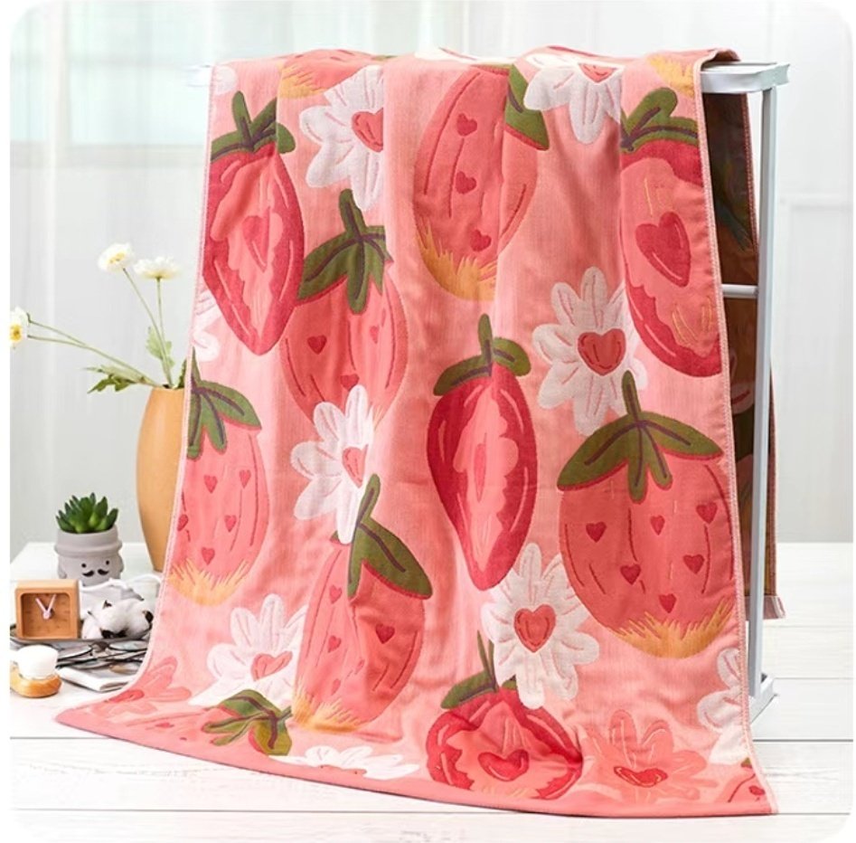 Полотенце 160x80 см, муслин, 1 шт,