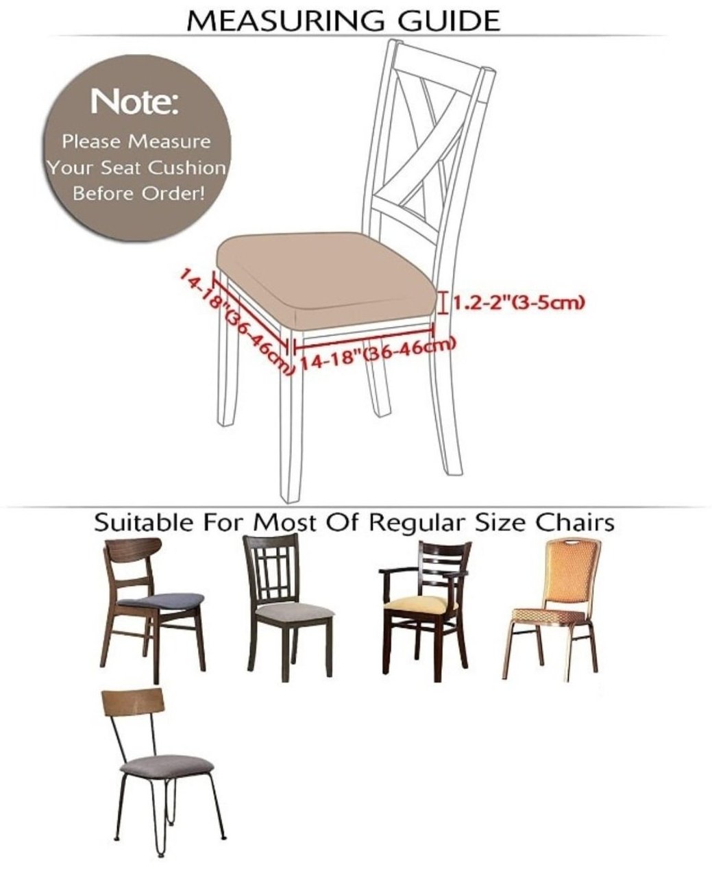 Подушка на стул Dana Home 45x40 см, 54542121