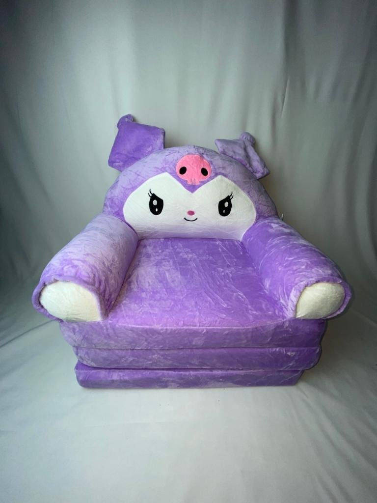Плюшевая радость диван-игрушка Kurumi 50x50x40 см, фиолетовый купить,NaN
