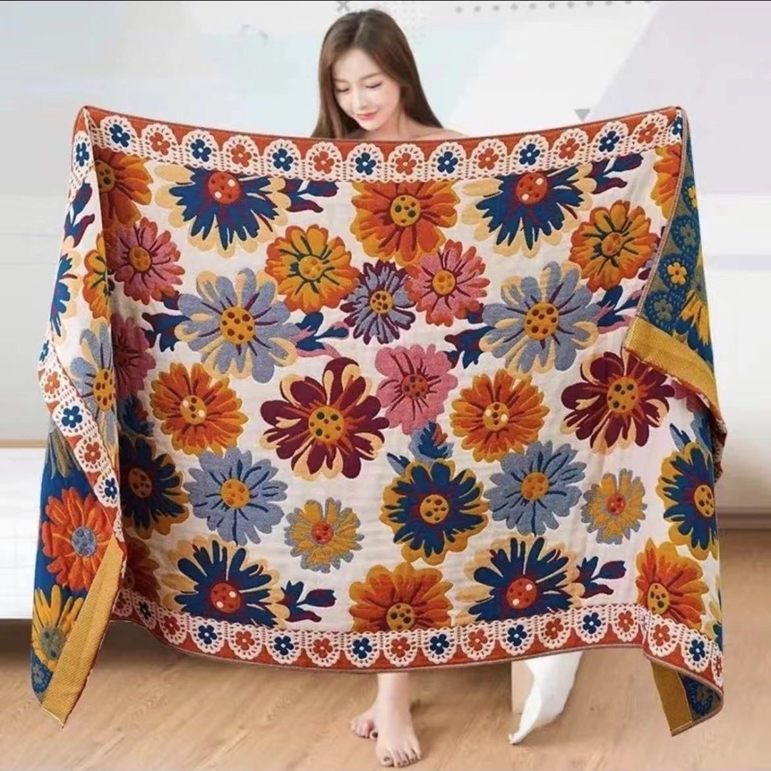 Полотенце 160x80 см, муслин, 1 шт,