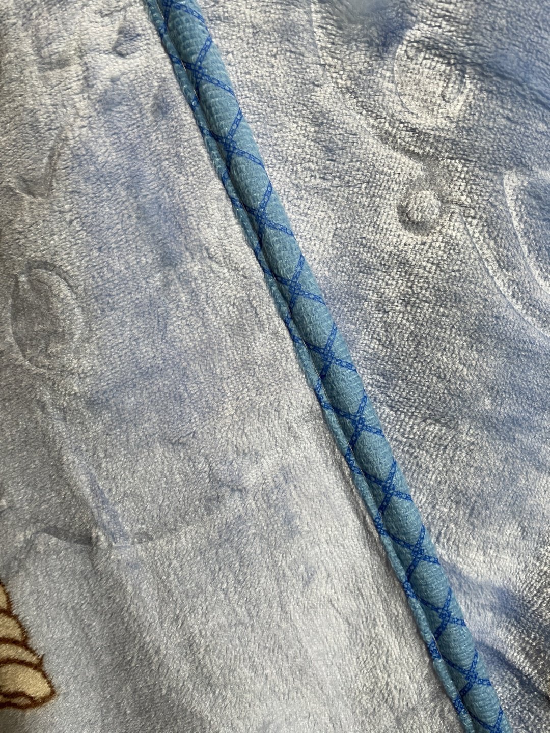 Детский плед Moonton moontonBlue 100х120 см, бамбук, голубой