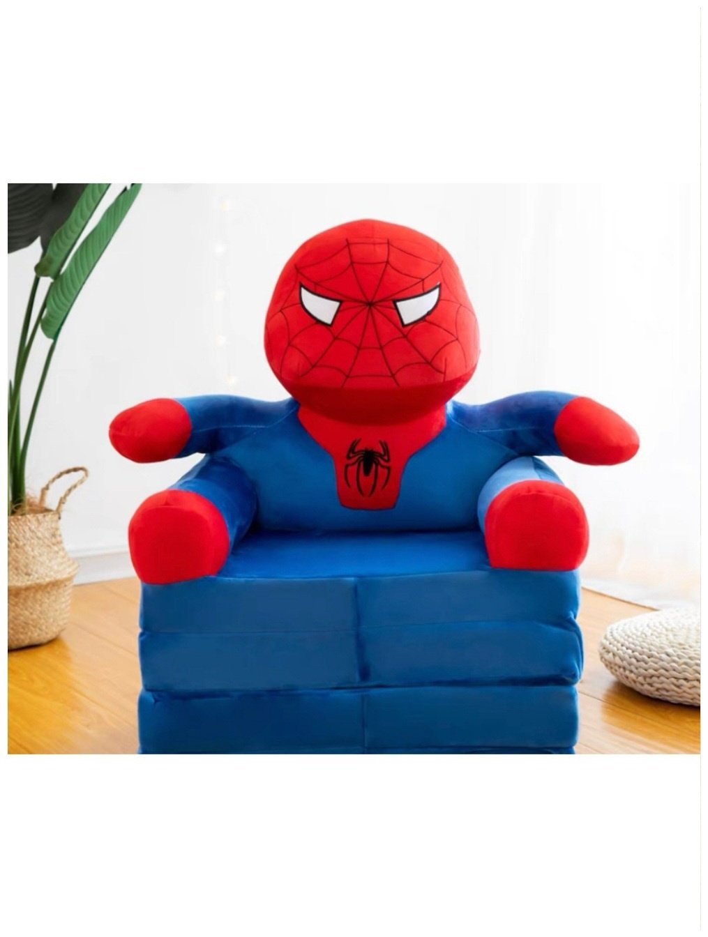 Joy Toy диван-игрушка детский человек-паук 50x50x40 см, красный, синий купить,NaN