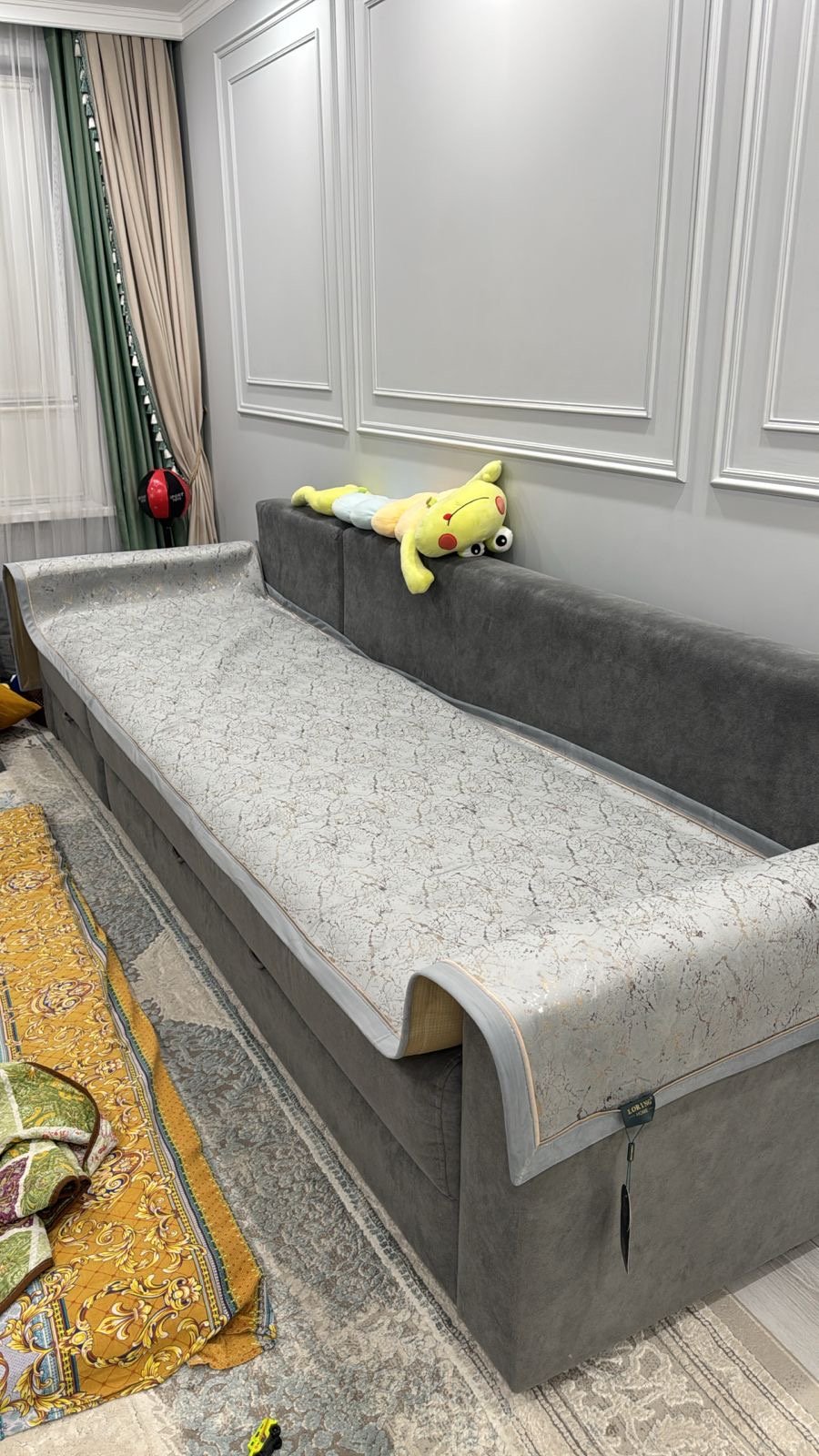 LORING HOME дивандек для дивана 41 синий 400/90