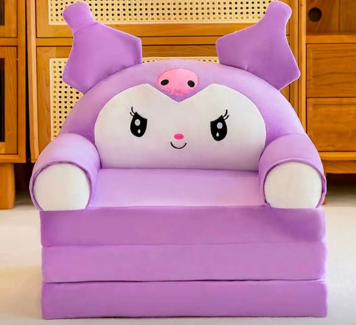 Диван-игрушка kuromi 40x45x45 см, фиолетовый купить,NaN