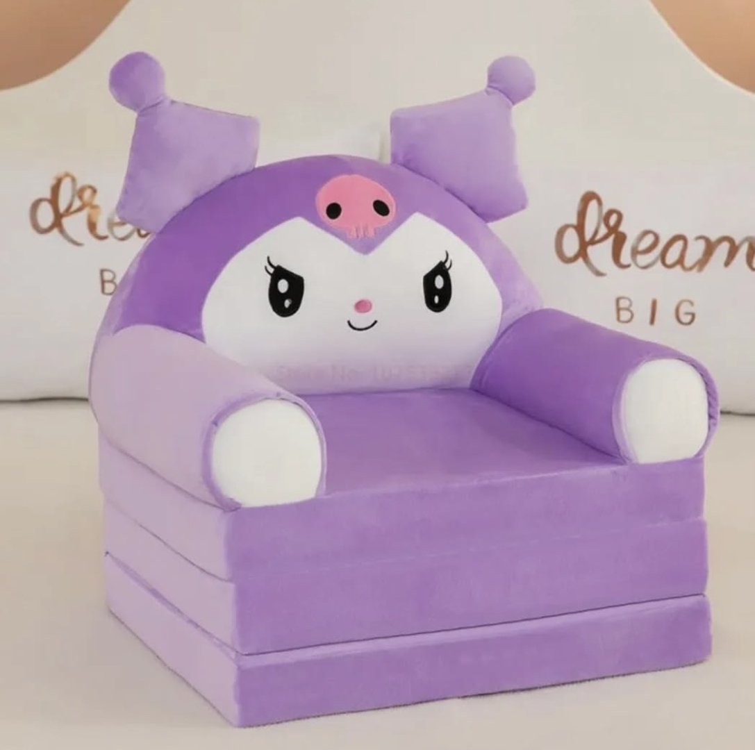 Диван-игрушка kuromi 50x50x40 см, фиолетовый купить,NaN