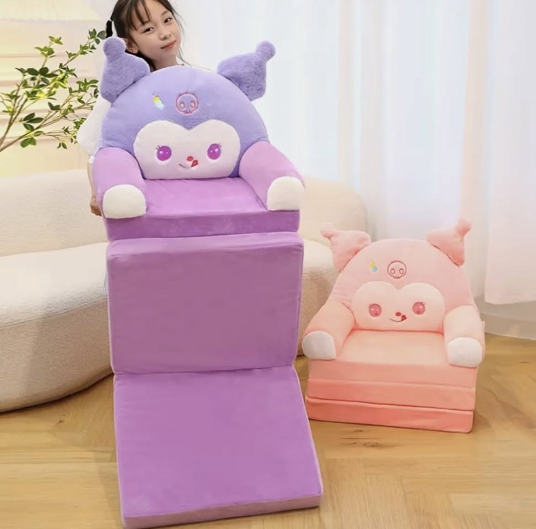 Диван-игрушка kuromi 50x50x40 см, фиолетовый купить,NaN
